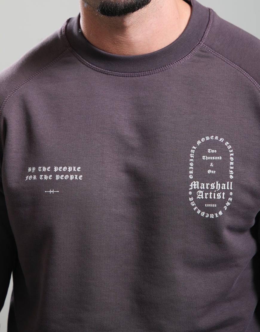 Marshall Artist Blueprint Sweatshirt Bordeaux