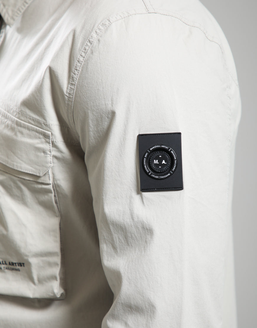 Marshall Artist Terrain Overshirt Stone