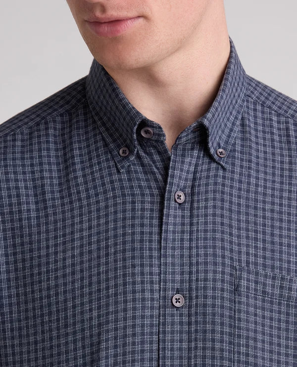 Remus Oscar linen shirt Shirt Dark Blue