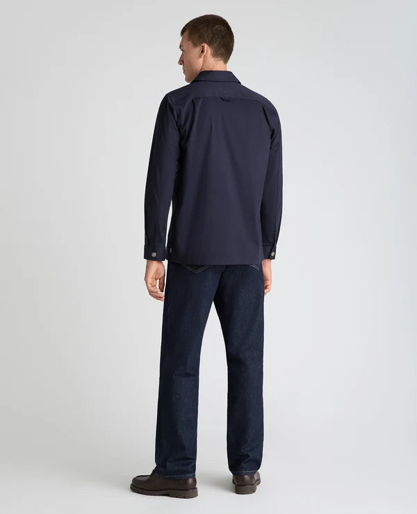 Remus Paolo Cotton Shacket Dark Blue