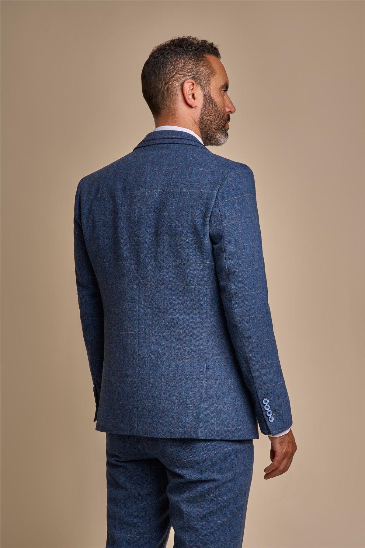 Carnegi Navy Tweed Blazer...