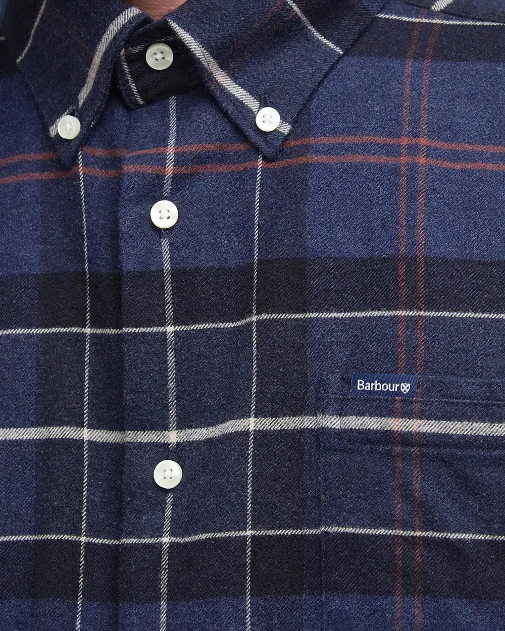 Mens Barbour International Lutsleigh Tailroed Long-Sleeved Shirt