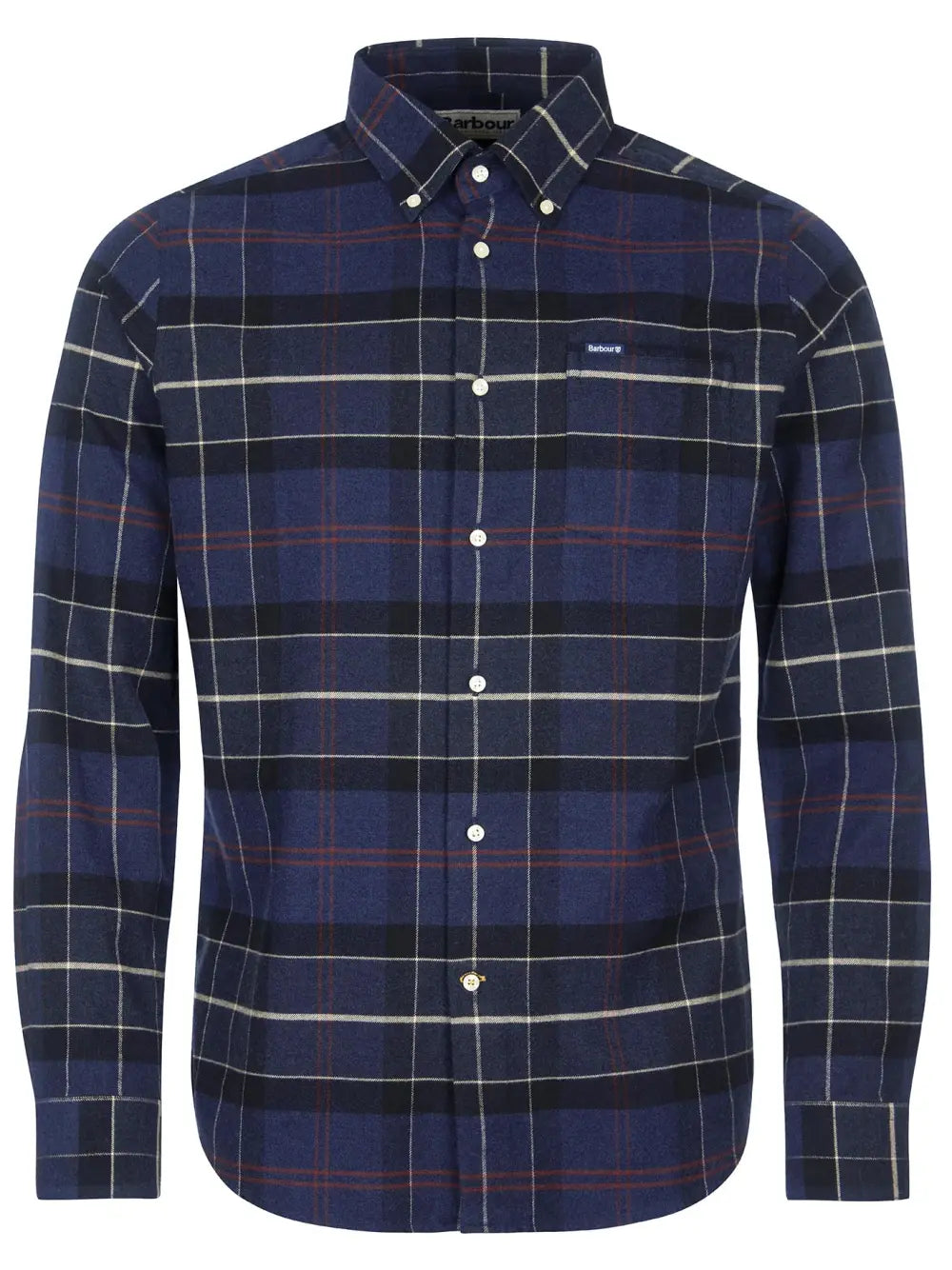 Mens Barbour International Lutsleigh Tailroed Long-Sleeved Shirt