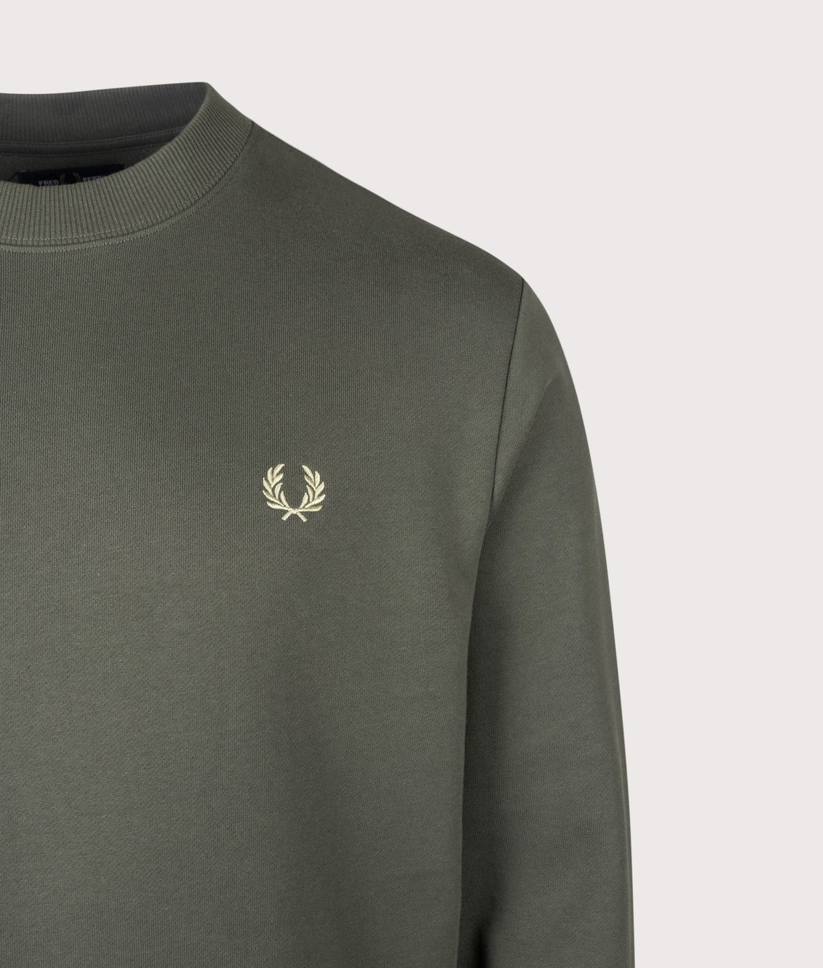 Fred Perry Crewneck Sweatshirt Fieldgreen / oatm