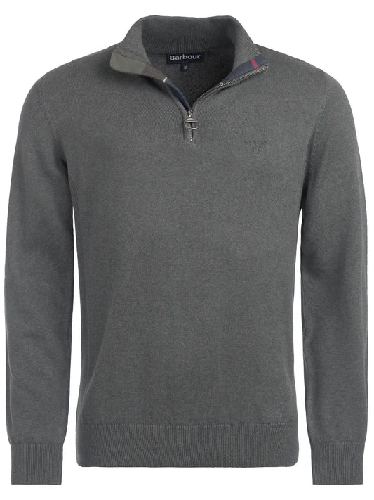 Mens barbour Cotton Half-Zip Jumper