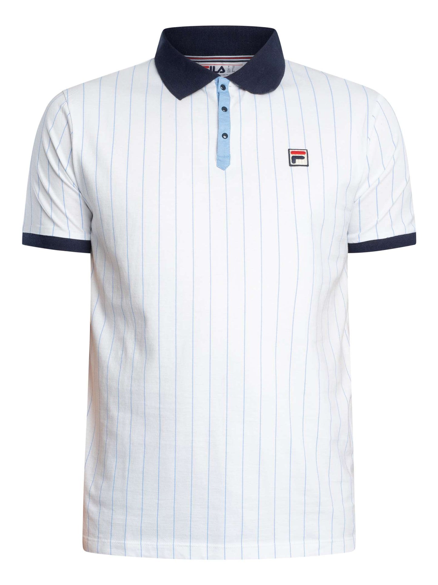 Fila Classic Vintage Striped Polo Shirt