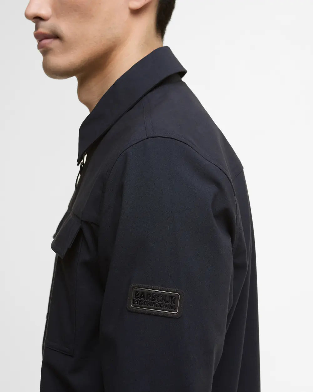 Mens Barbour International Ash Overshirt