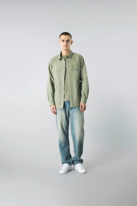 Mens Pretty Green Brentwood Shirt (Green)