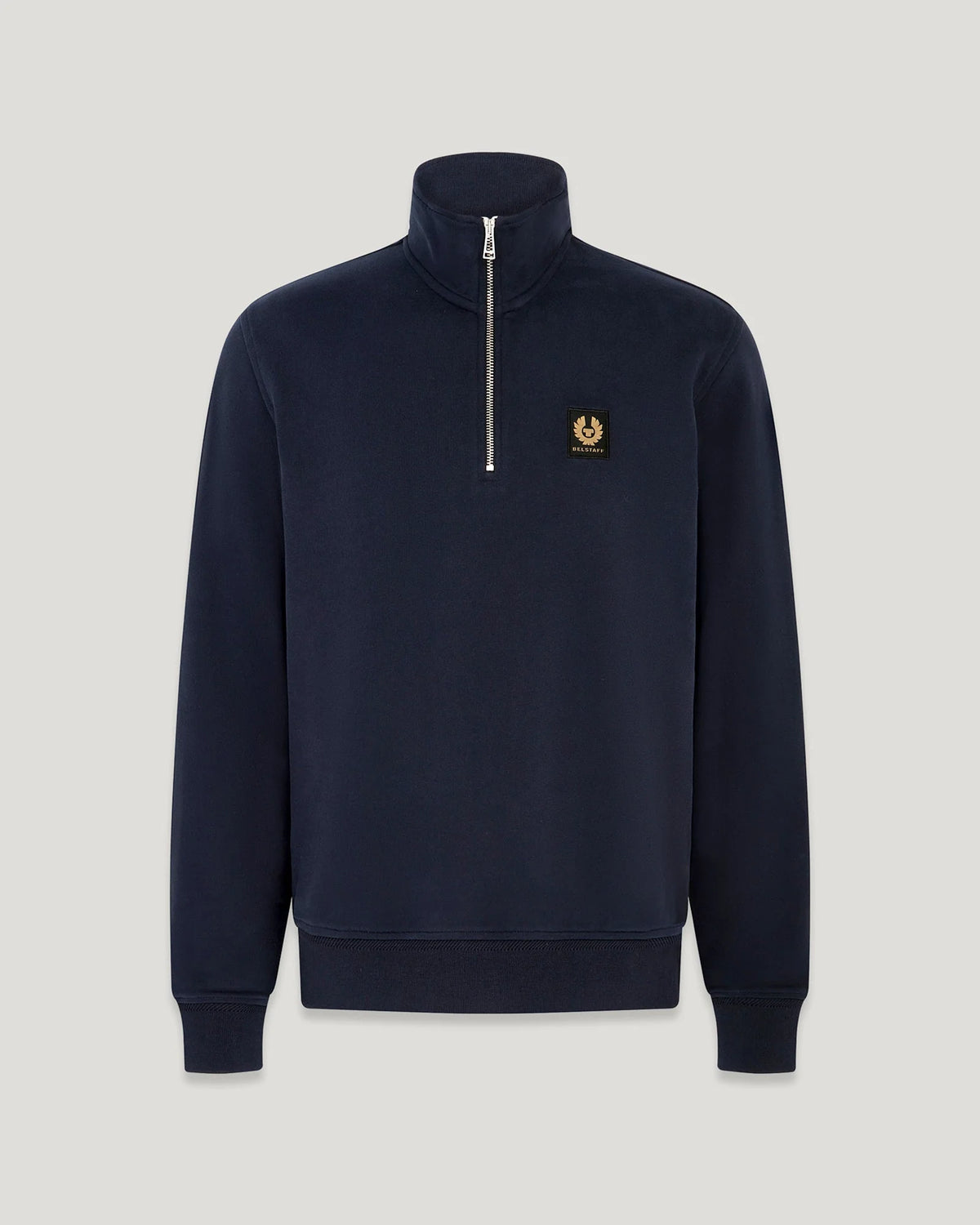 Belstaff quater zip dark ink