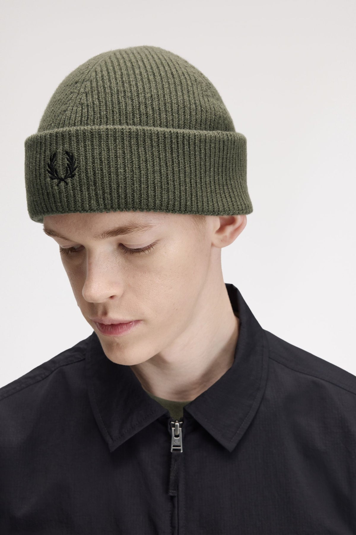 Fred Perry Classic Wool Beanie LRL/Wrth/Green