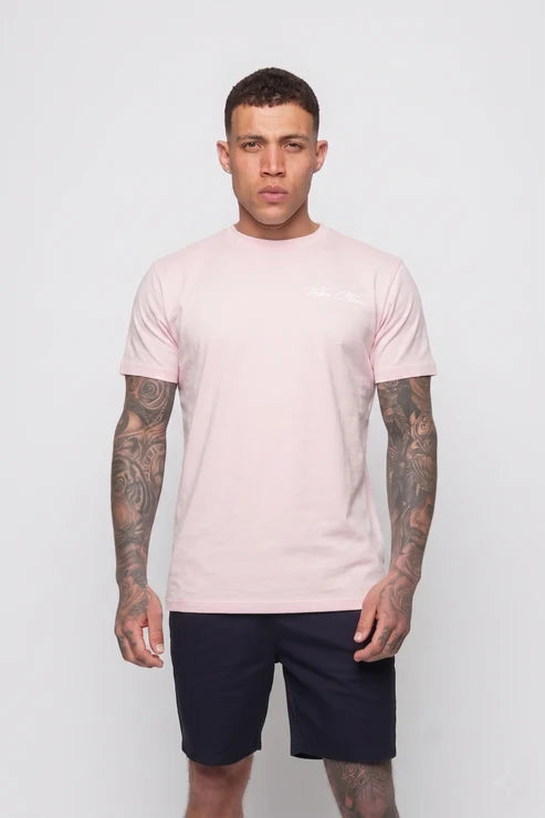 Valére Milano back print t shirt Pink