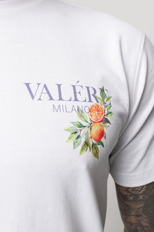 Valére Milano back print t shirt White