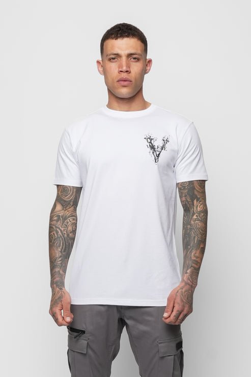 Valére Milano Back print Tee shirt White