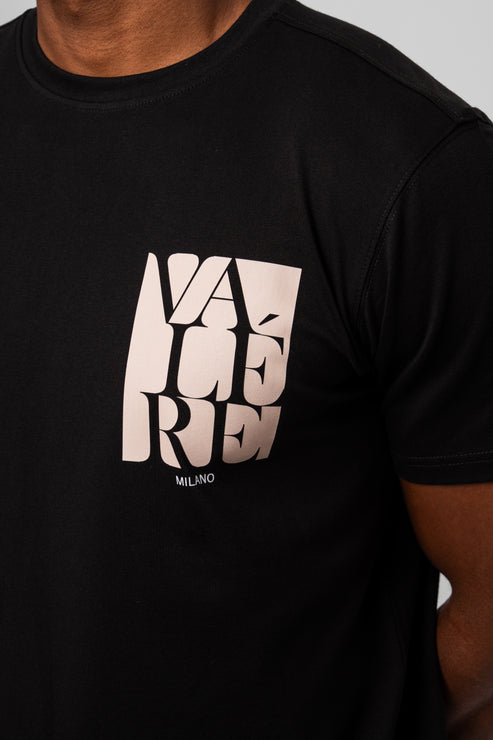 Valere Milano Linas T shirt Black