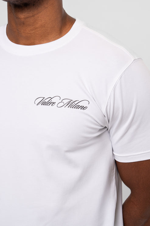 Valere Milano Traffordo T Shirt White