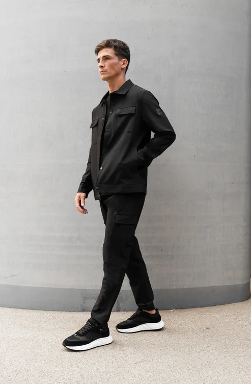 Valere Milano Luxe Cargo pant  Black