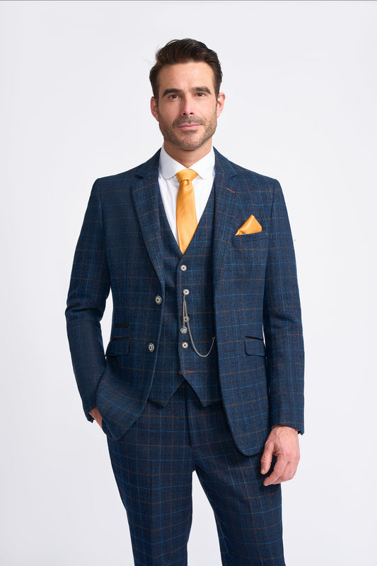Cody Blue Check Blazer...