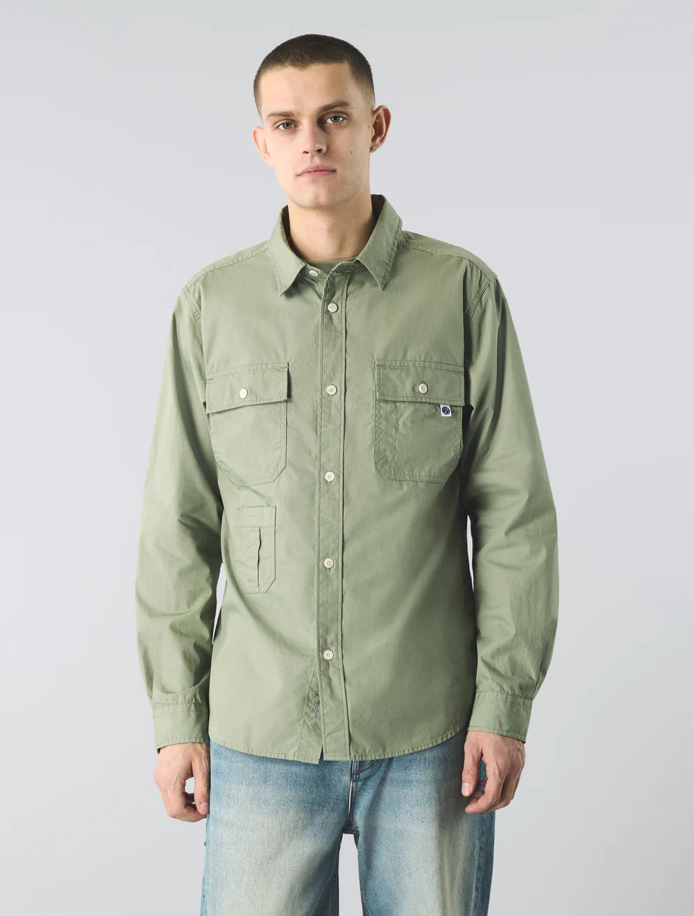 Mens Pretty Green Brentwood Shirt (Green)