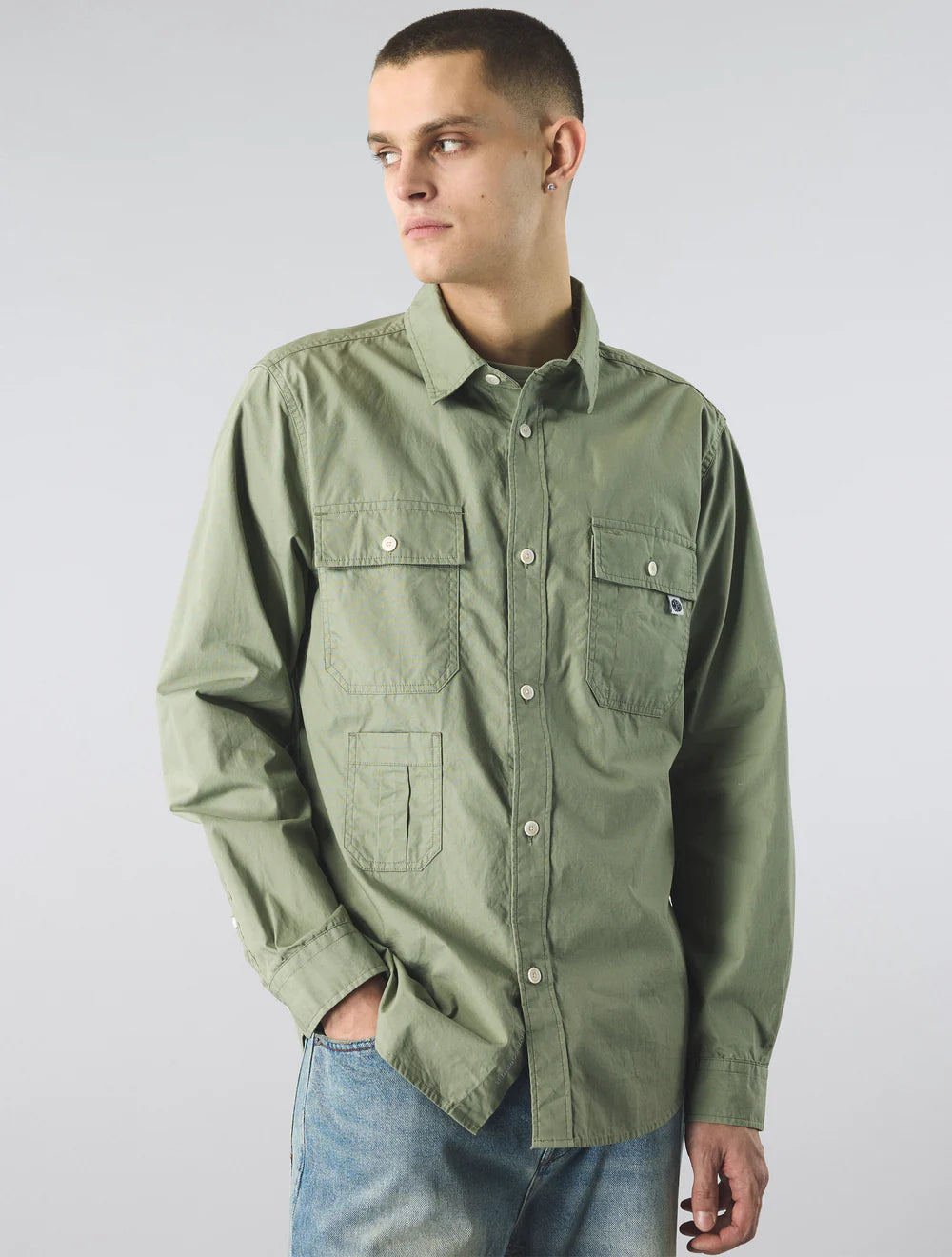 Mens Pretty Green Brentwood Shirt (Green)