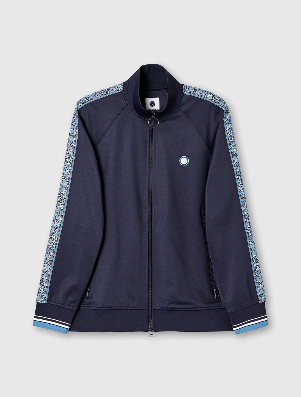 Mens Pretty Green Tape Track Top (Navy)