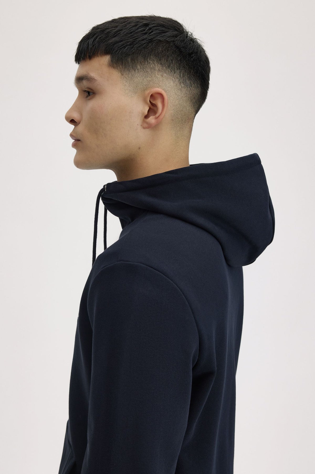 Fred Perry Hooded Zip thru sweatshirt navy
