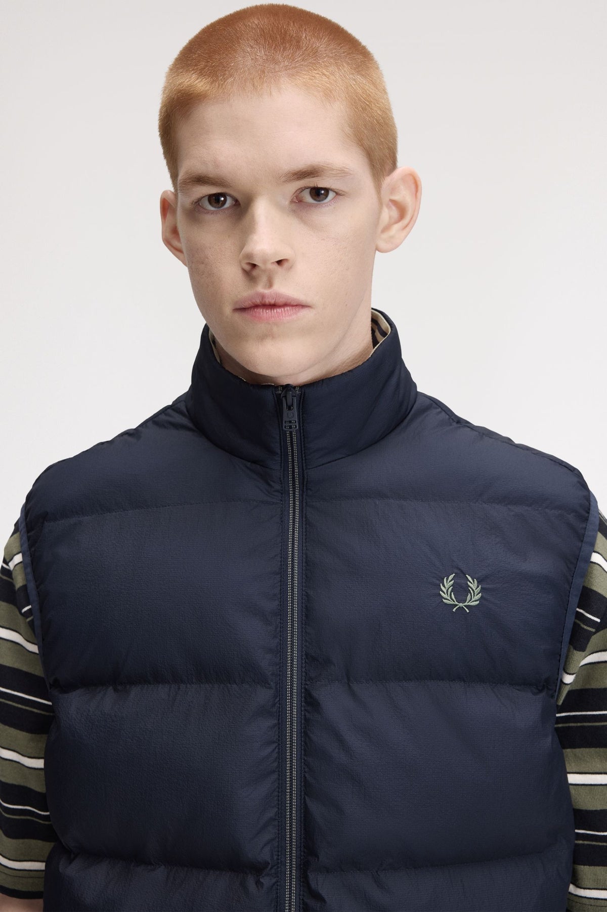 Fred Perry Insulated Gilet Dark Airforce