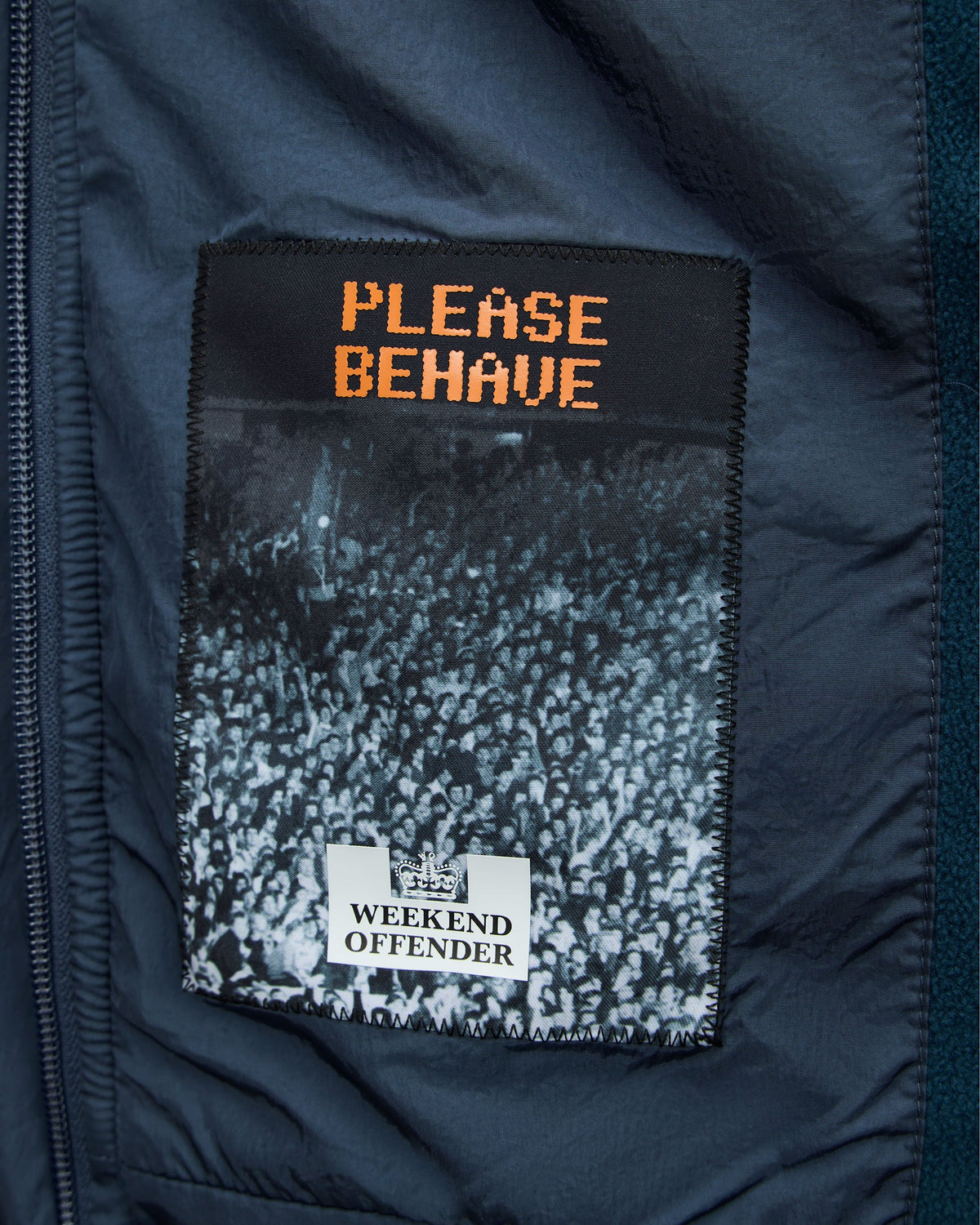 Weekend Offender Technician Face Mask Jacket Lagoon