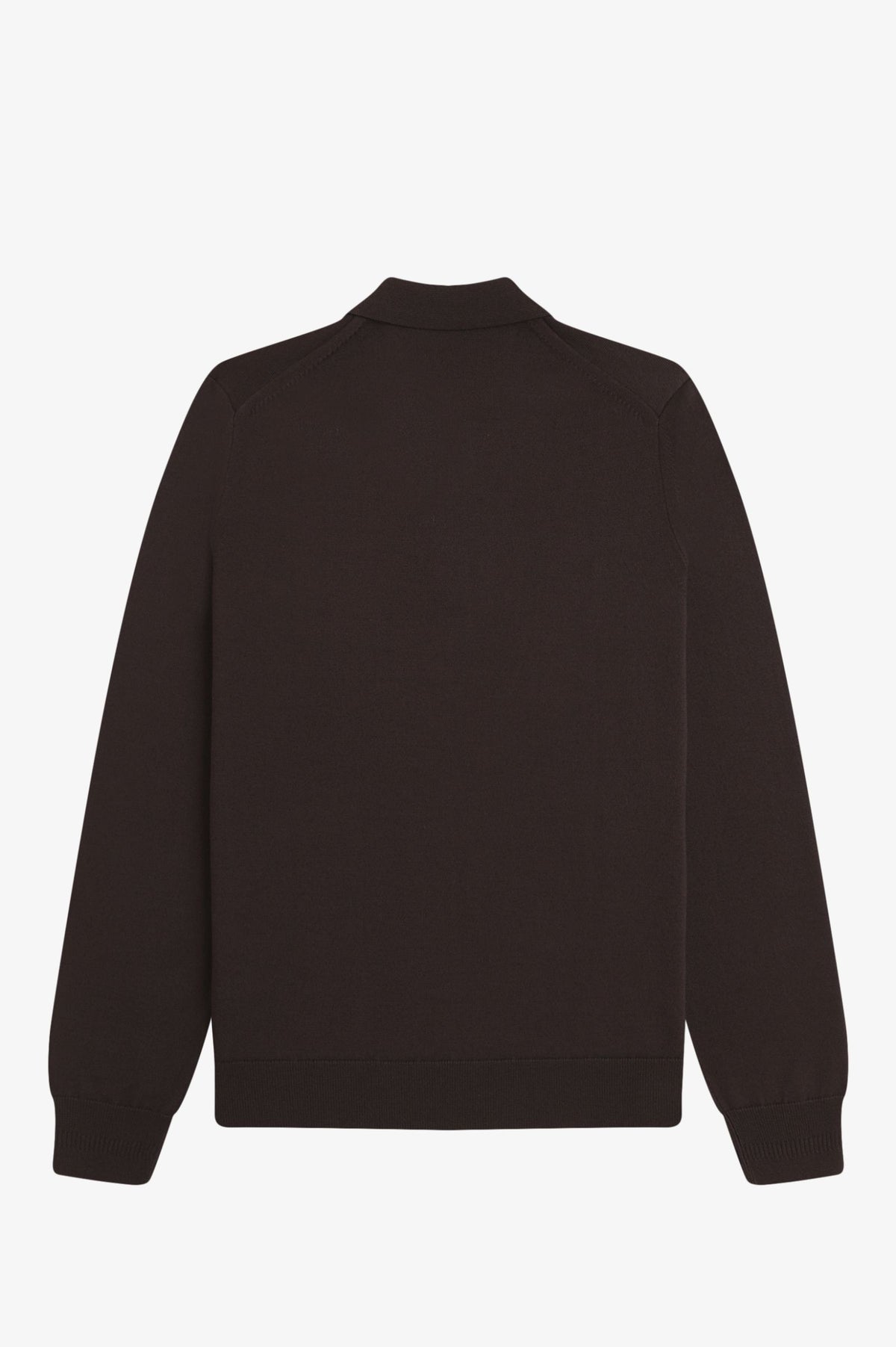Fred Perry Knitted polo shirt Rich Brown