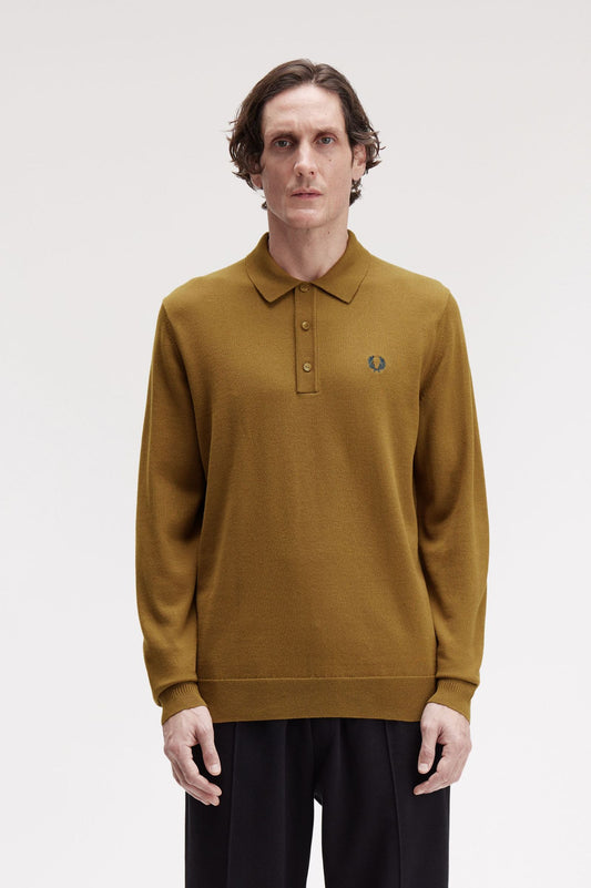 Fred Perry Classic Knitted Shirt Ls K4535