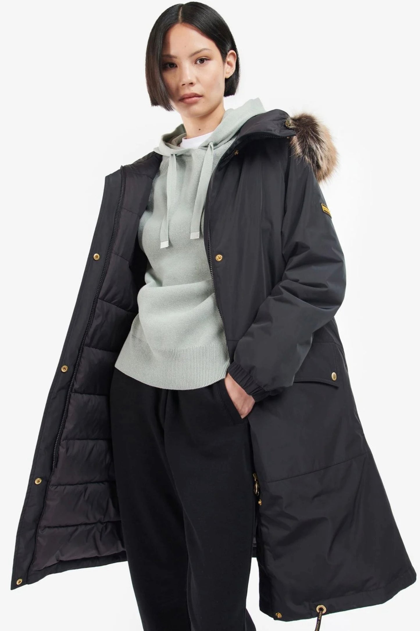 Barbour Womens Waterproof Blanca Jacket (Black)