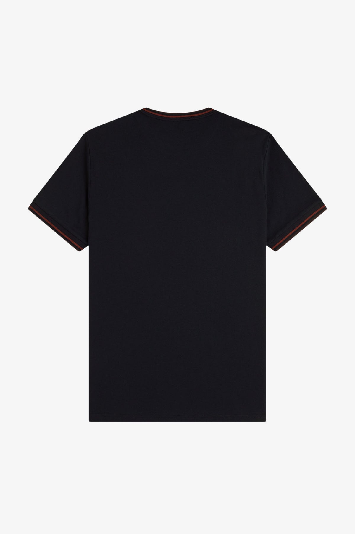 Fred Perry Twin tipped t shirt Navy/brndy/rchbrn