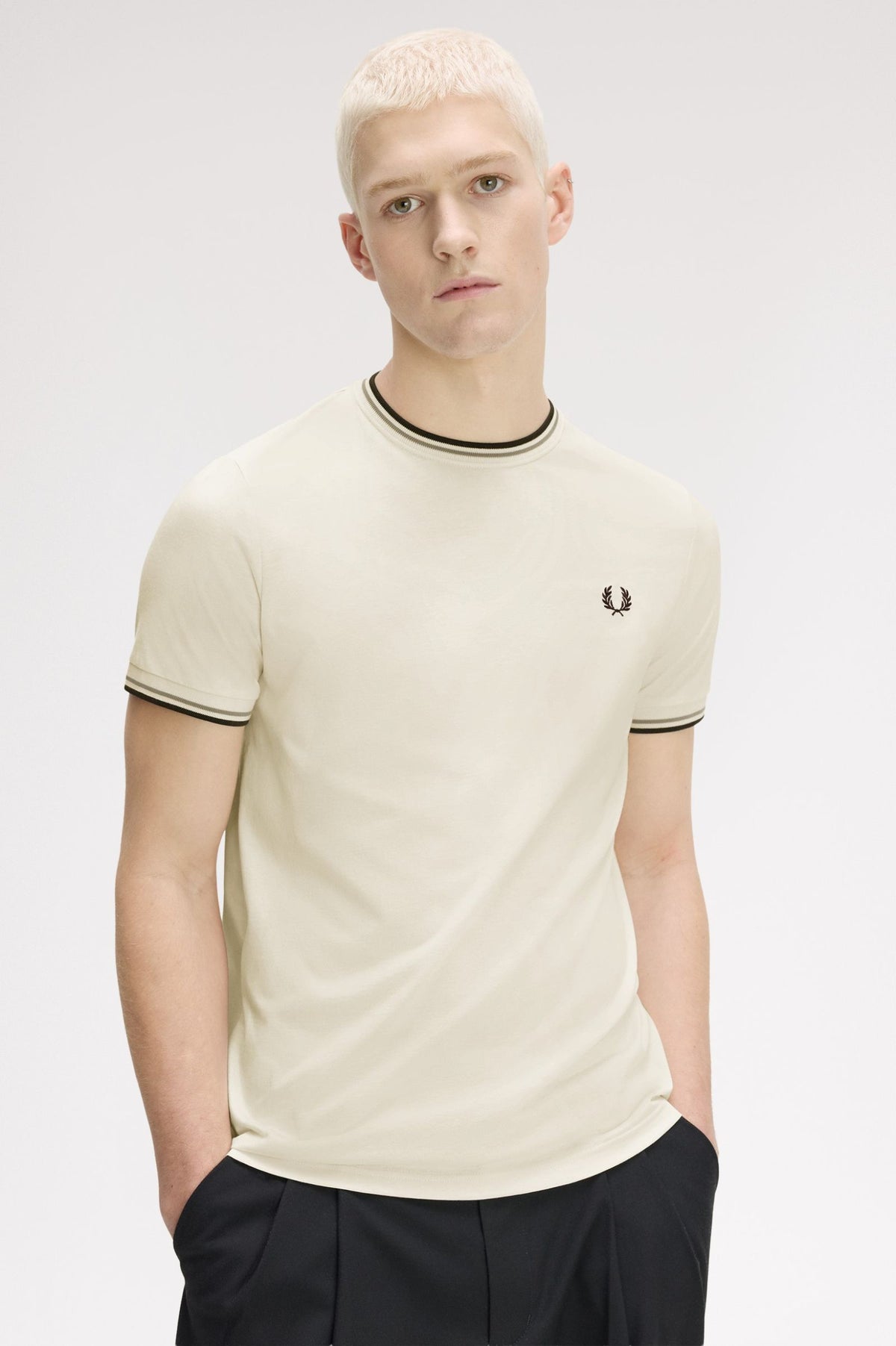 Fred Perry T shirt Ecru