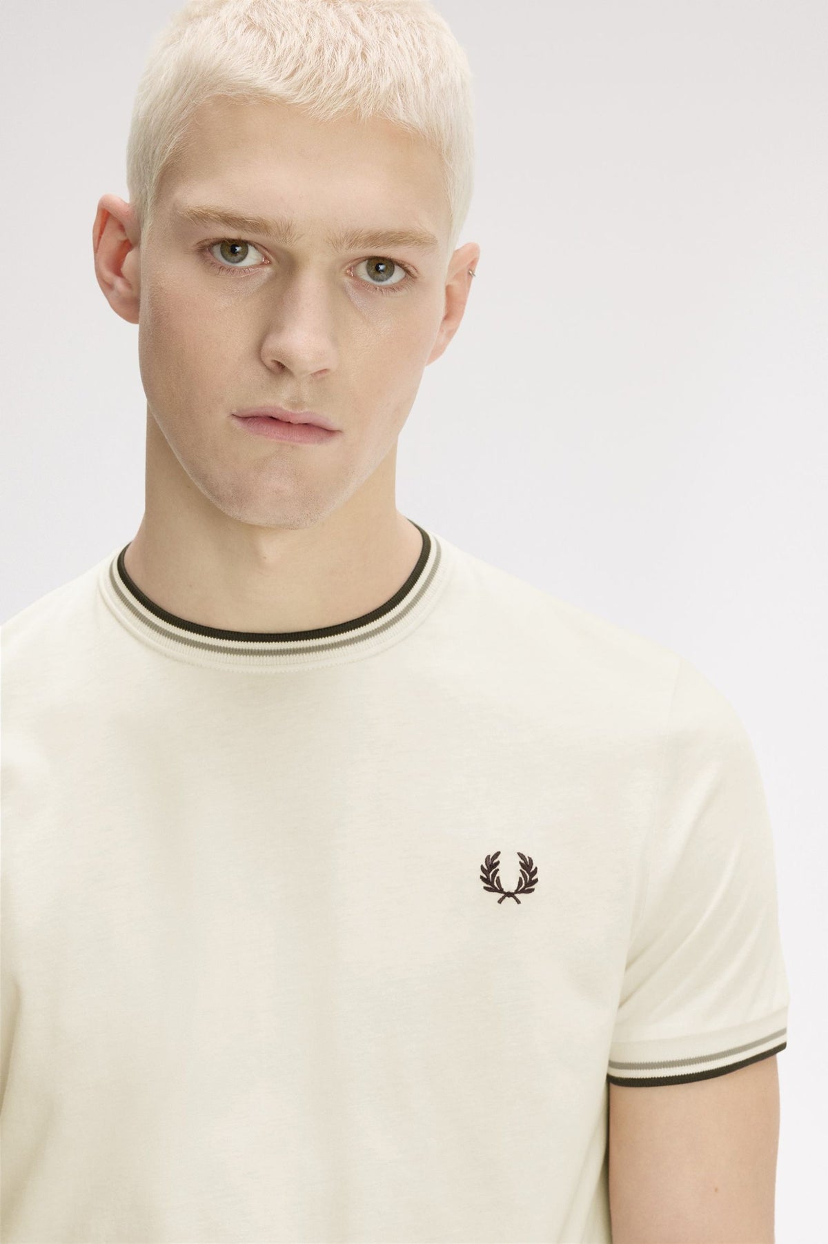 Fred Perry T shirt Ecru