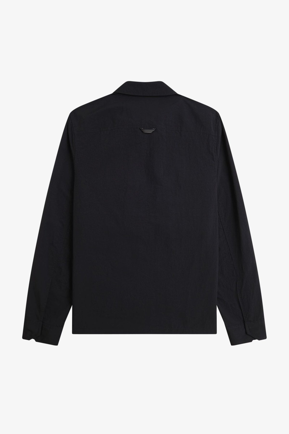 Fred Perry ripstop pocket overshirt Black