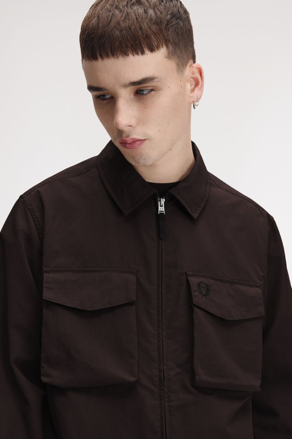 Fred Perry overshirt Rich Brown