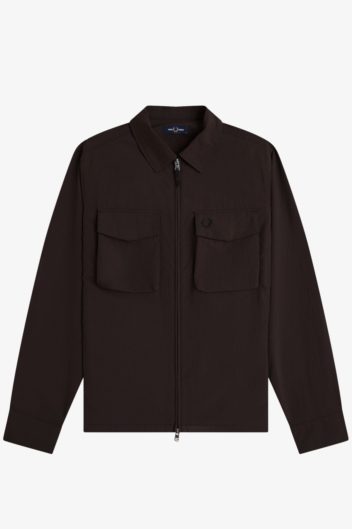 Fred Perry overshirt Rich Brown