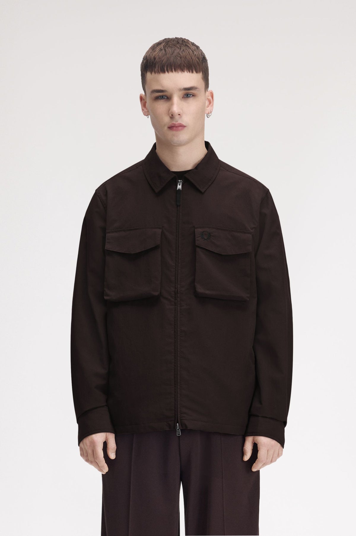Fred Perry overshirt Rich Brown