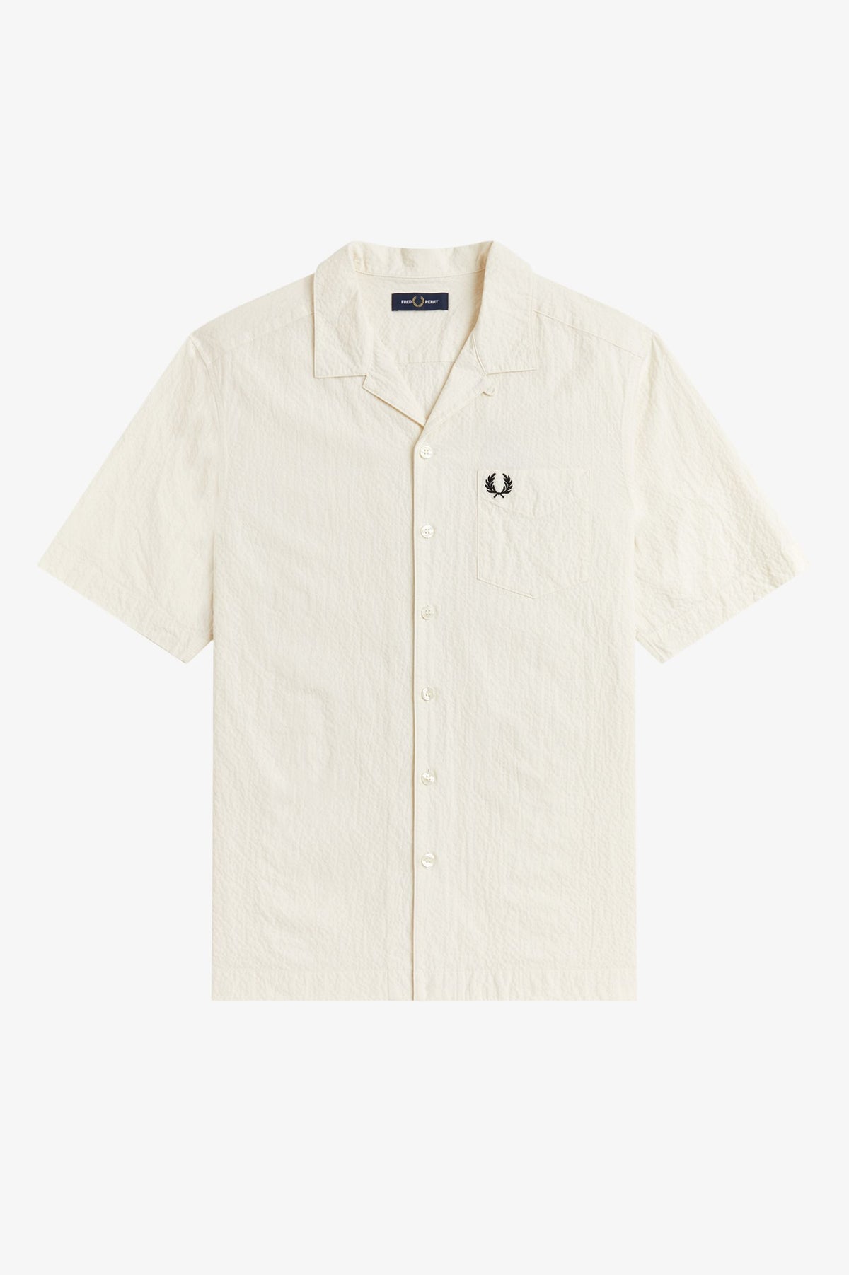 Fred Perry Revere collar shirt Ecru