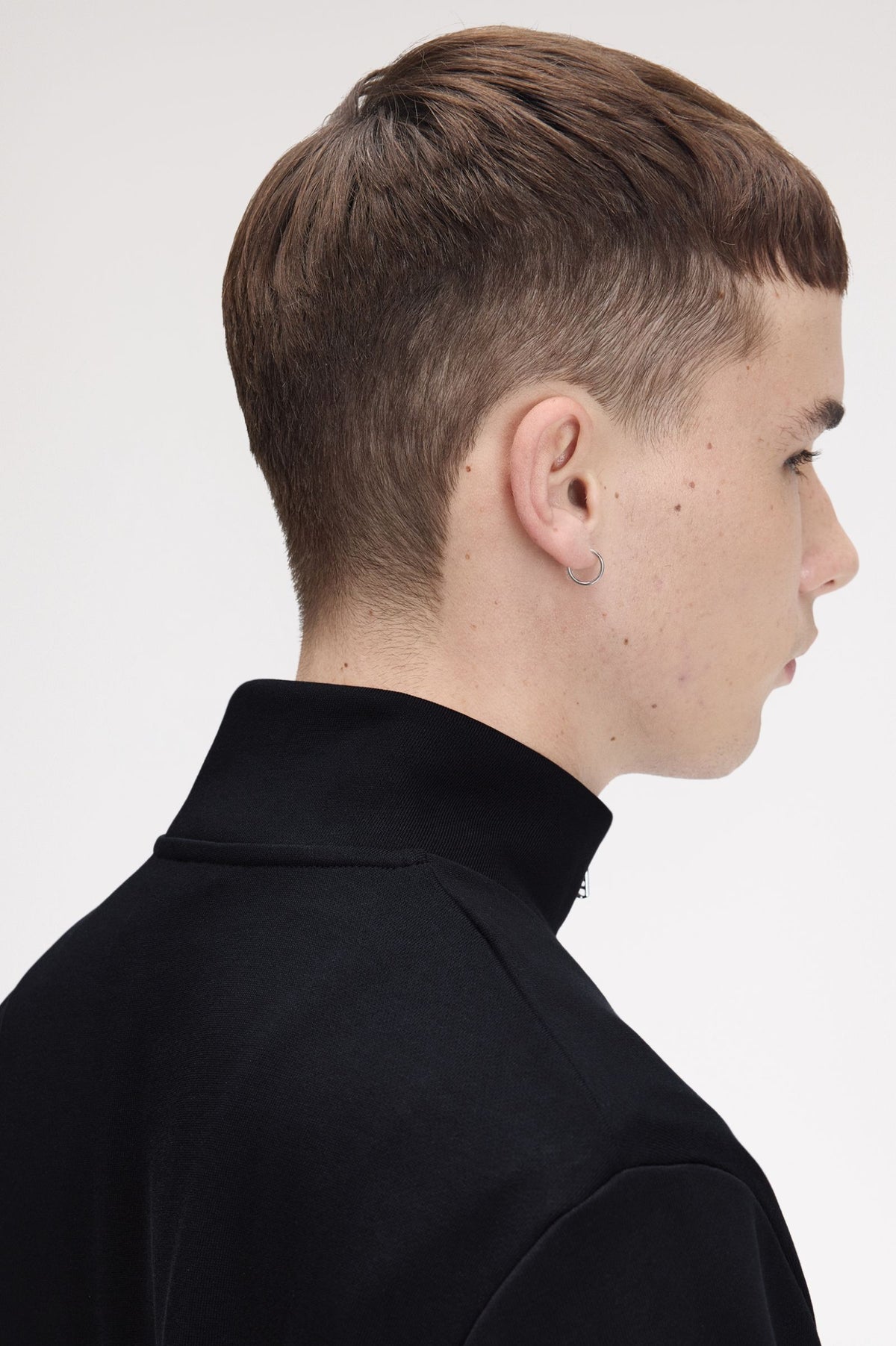 Fred Perry M3574 quarter zip Sweatshirt navy