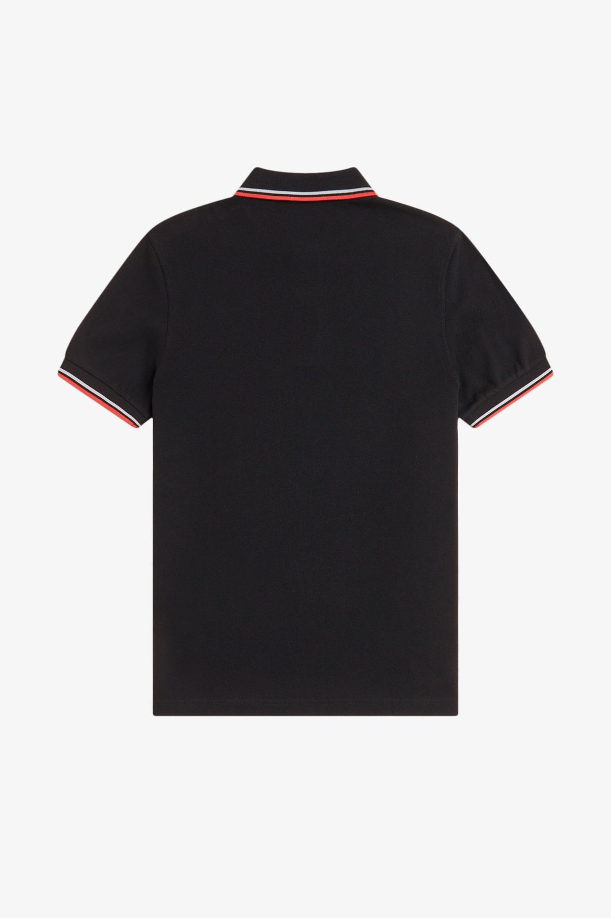 Fred Perry twin tipped polo black/dskbkl/stwcrm