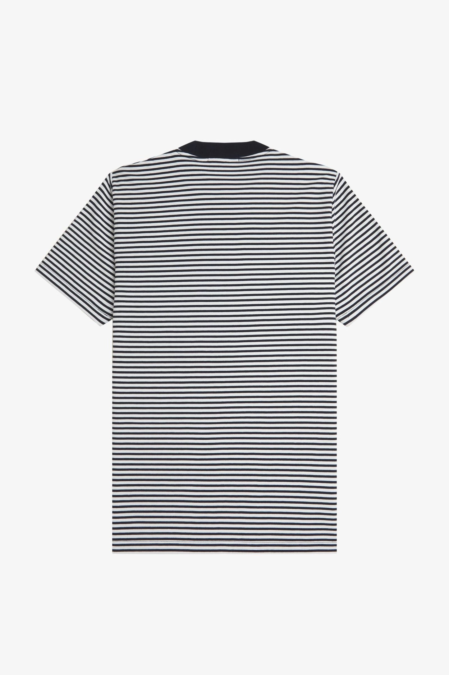 Fred Perry Fine Stripe Heavy Weight Tee (Navy / Snow White)