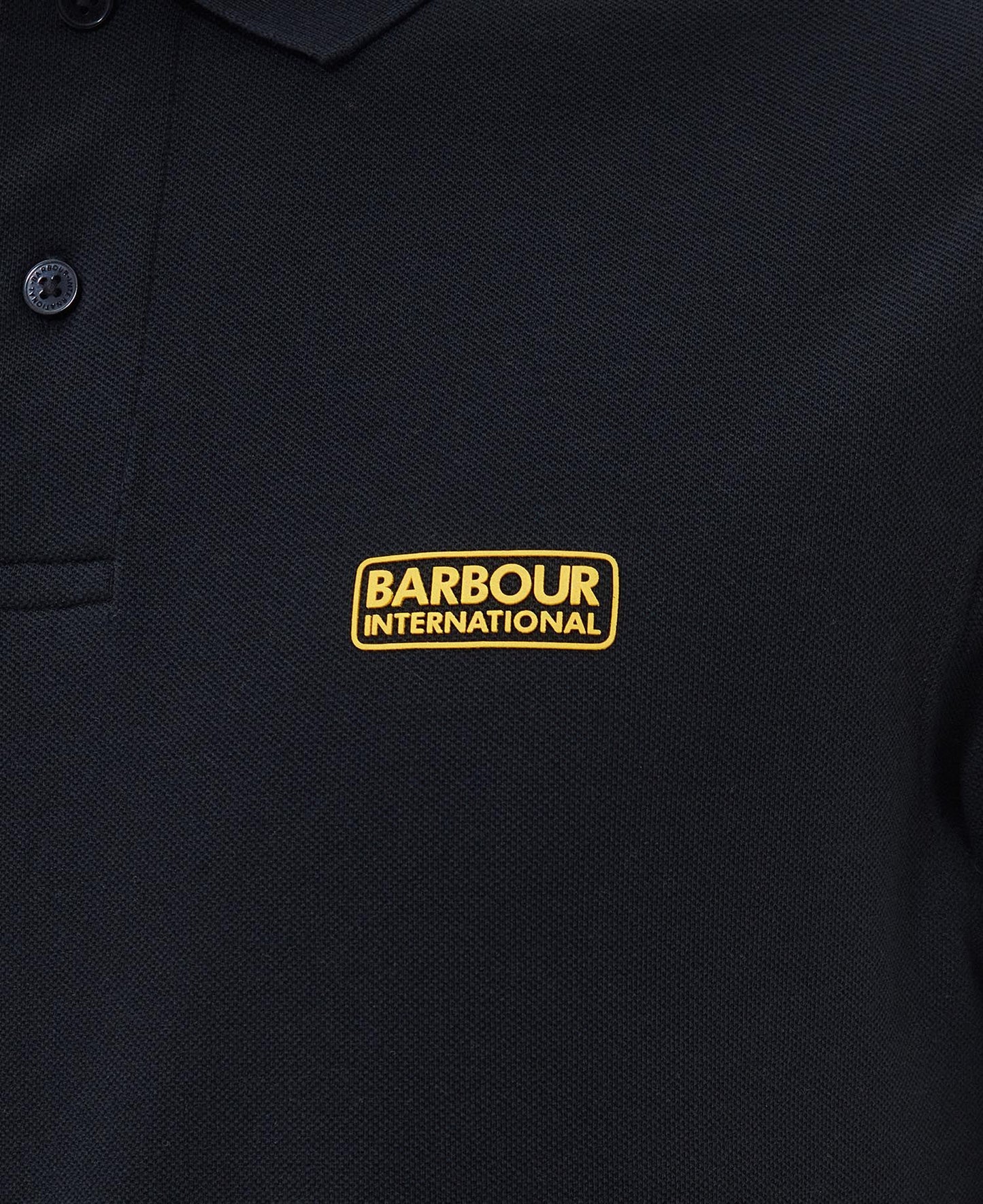 Mens Barbour Essential Polo Shirt (Black)