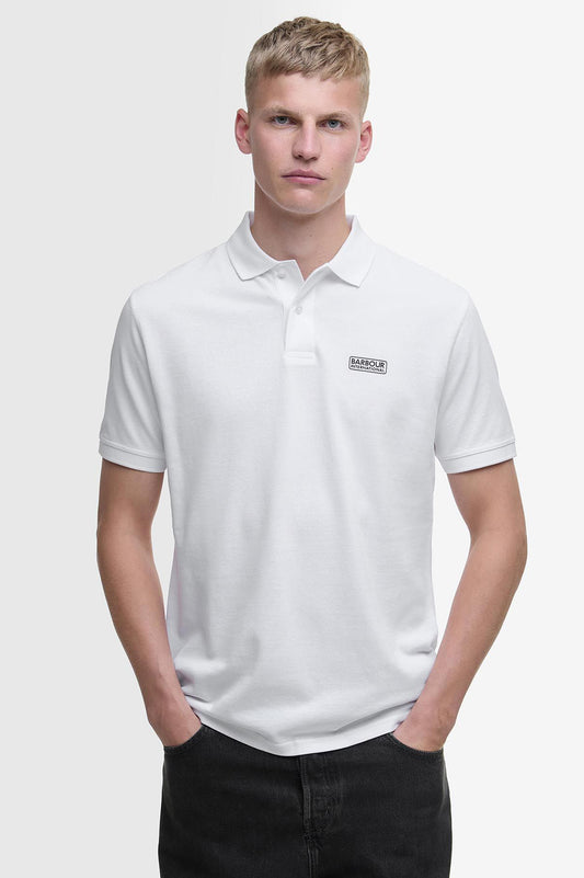 Mens Barbour Essential Polo Shirt (White)