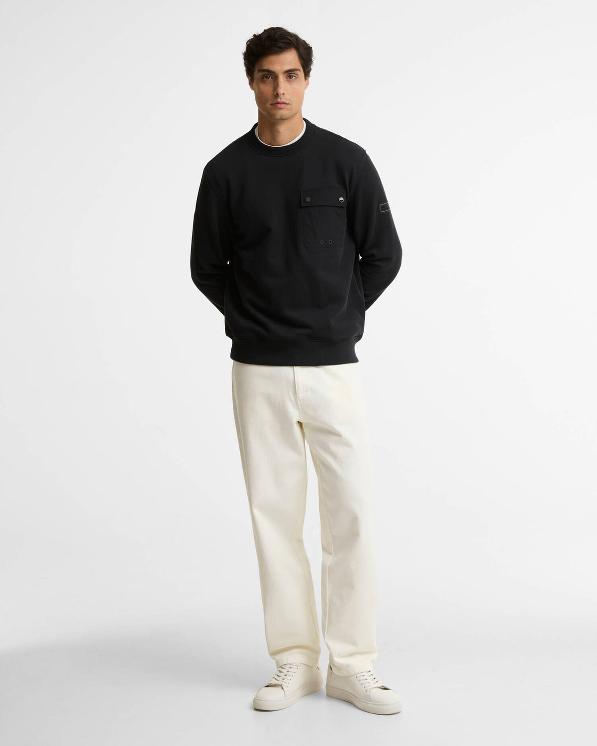 Barbour Inline Sweatshirt Black