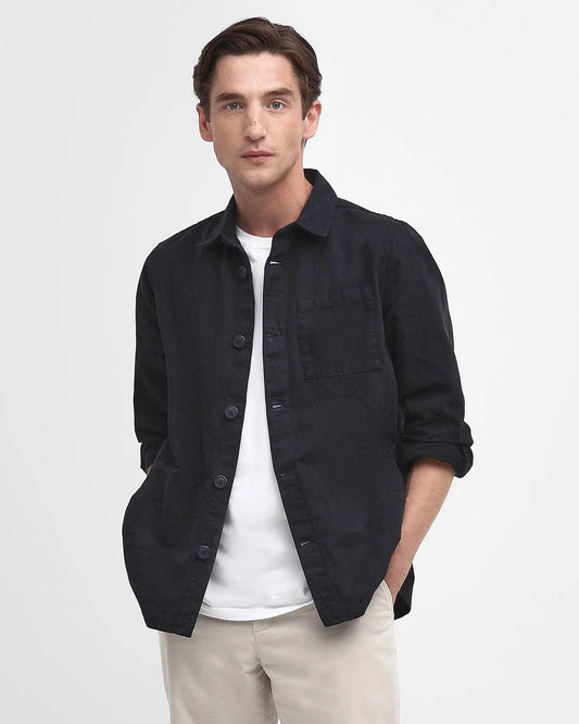Barbour Overshirt navy