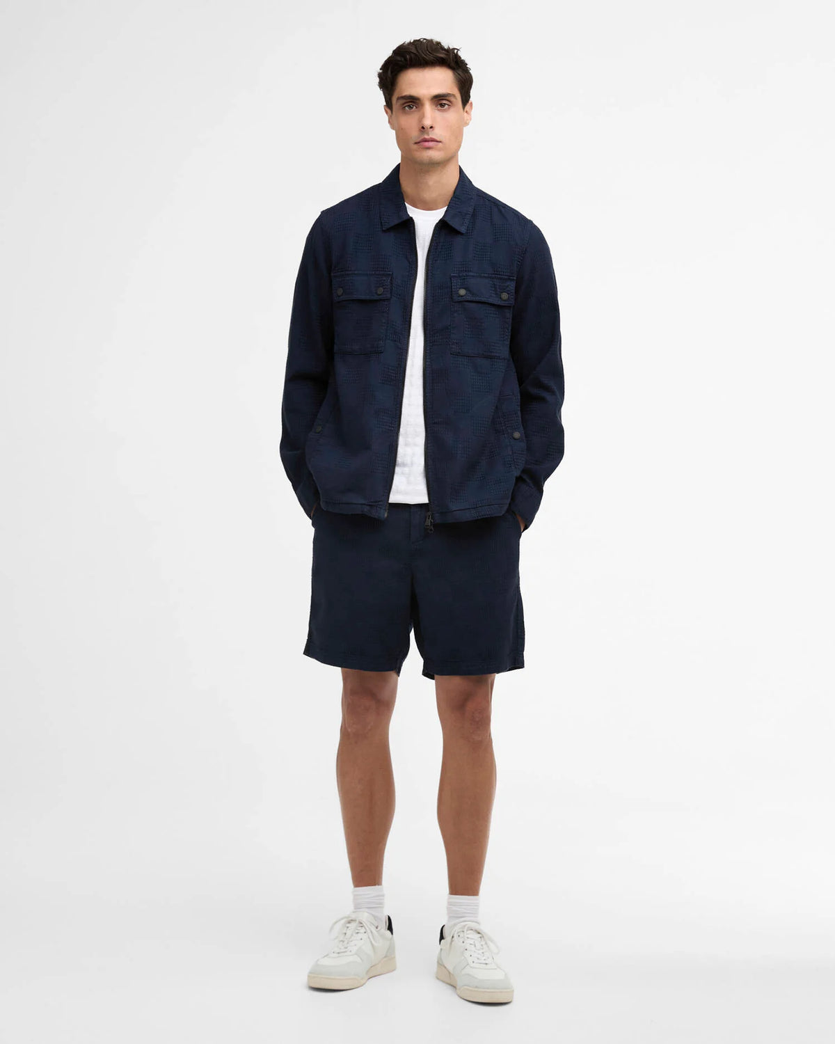 Barbour Overshirt navy
