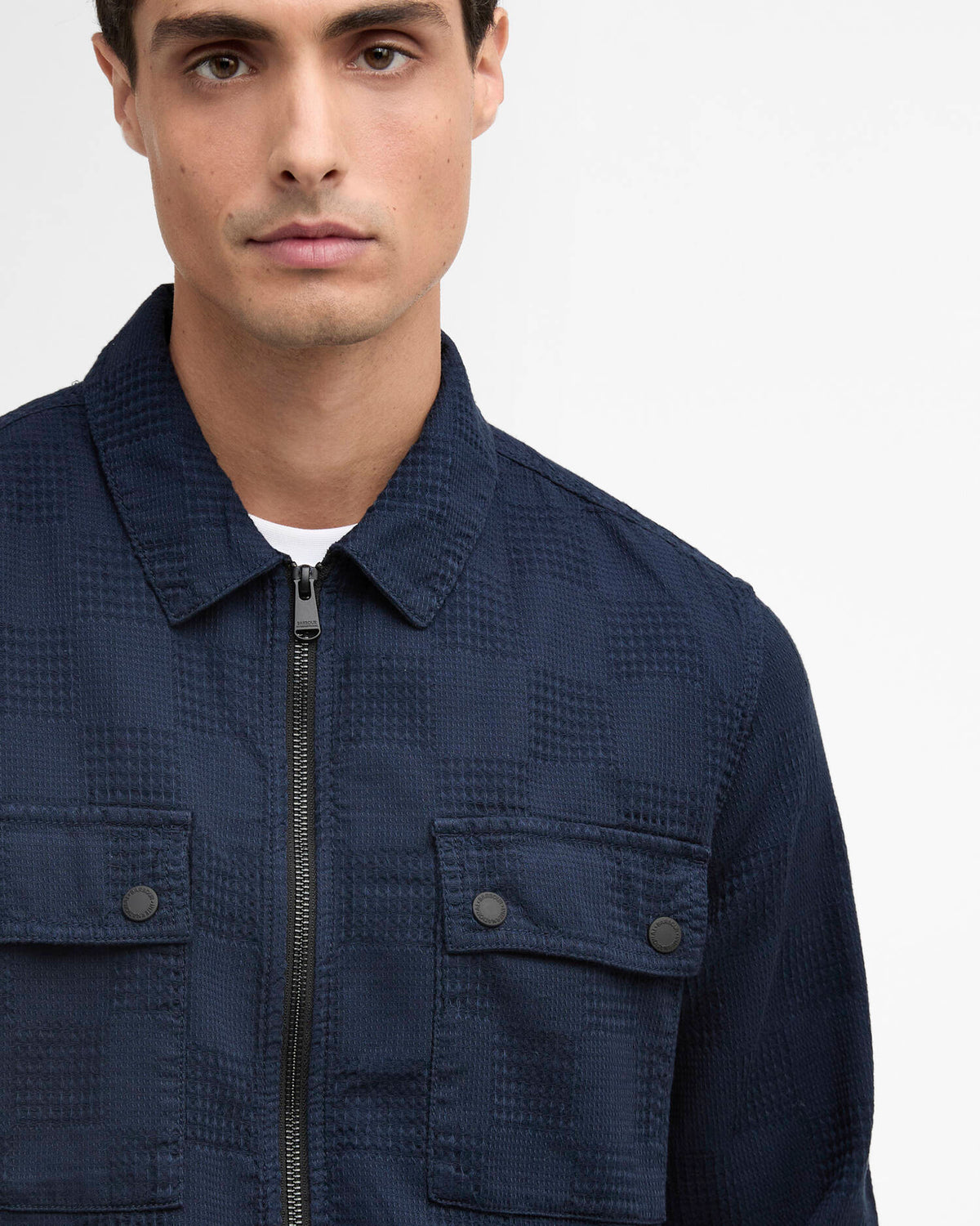 Barbour Overshirt navy