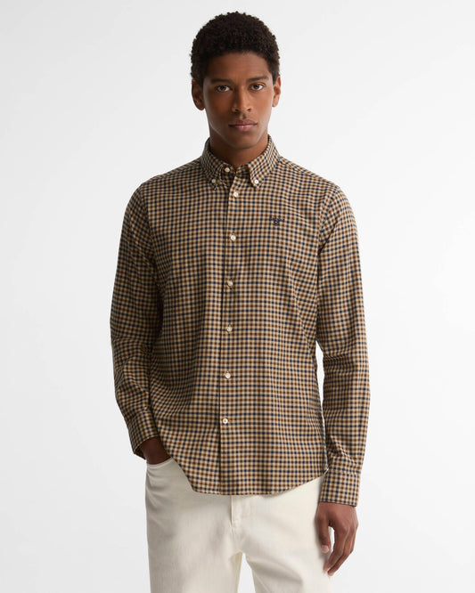 Barbour long sleeve shirt Sand