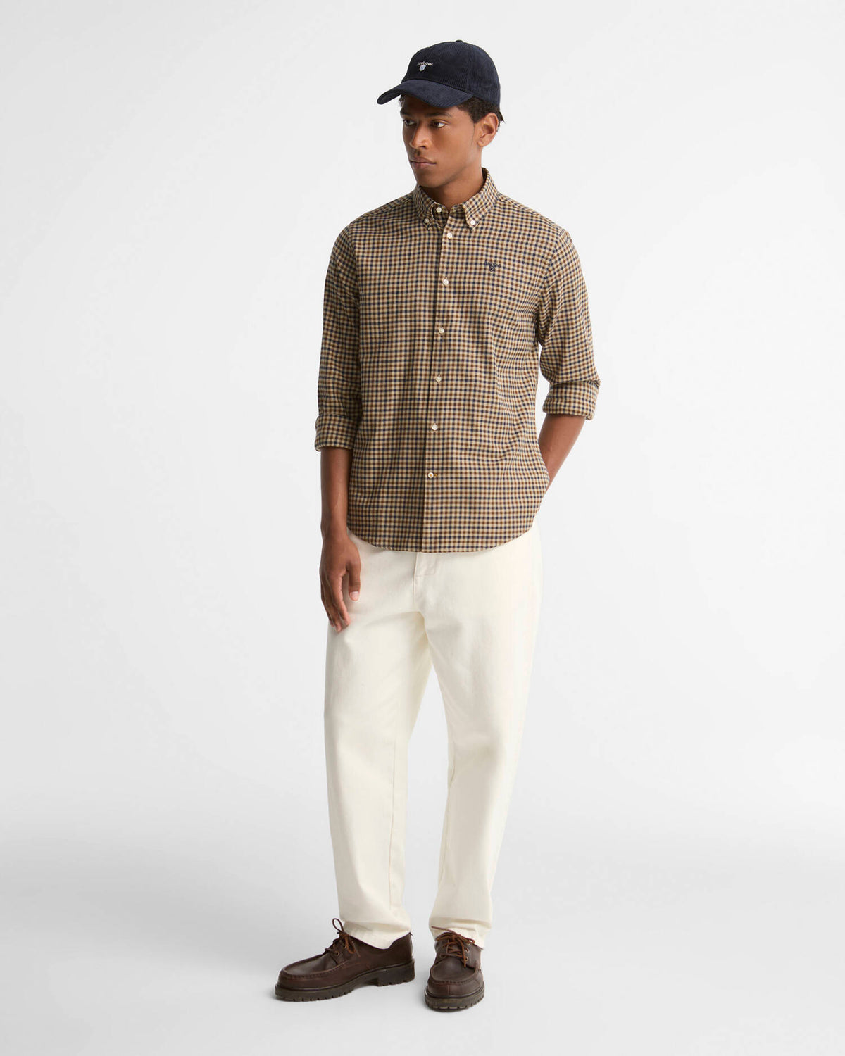 Barbour long sleeve shirt Sand