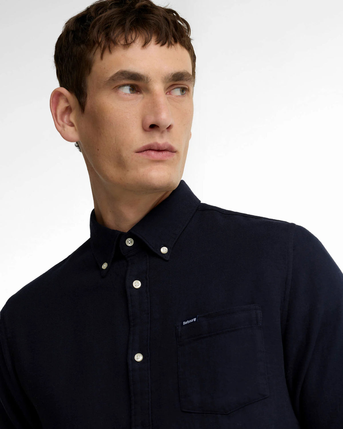 Barbour Buckley Tailored Long sleeve shirt navy